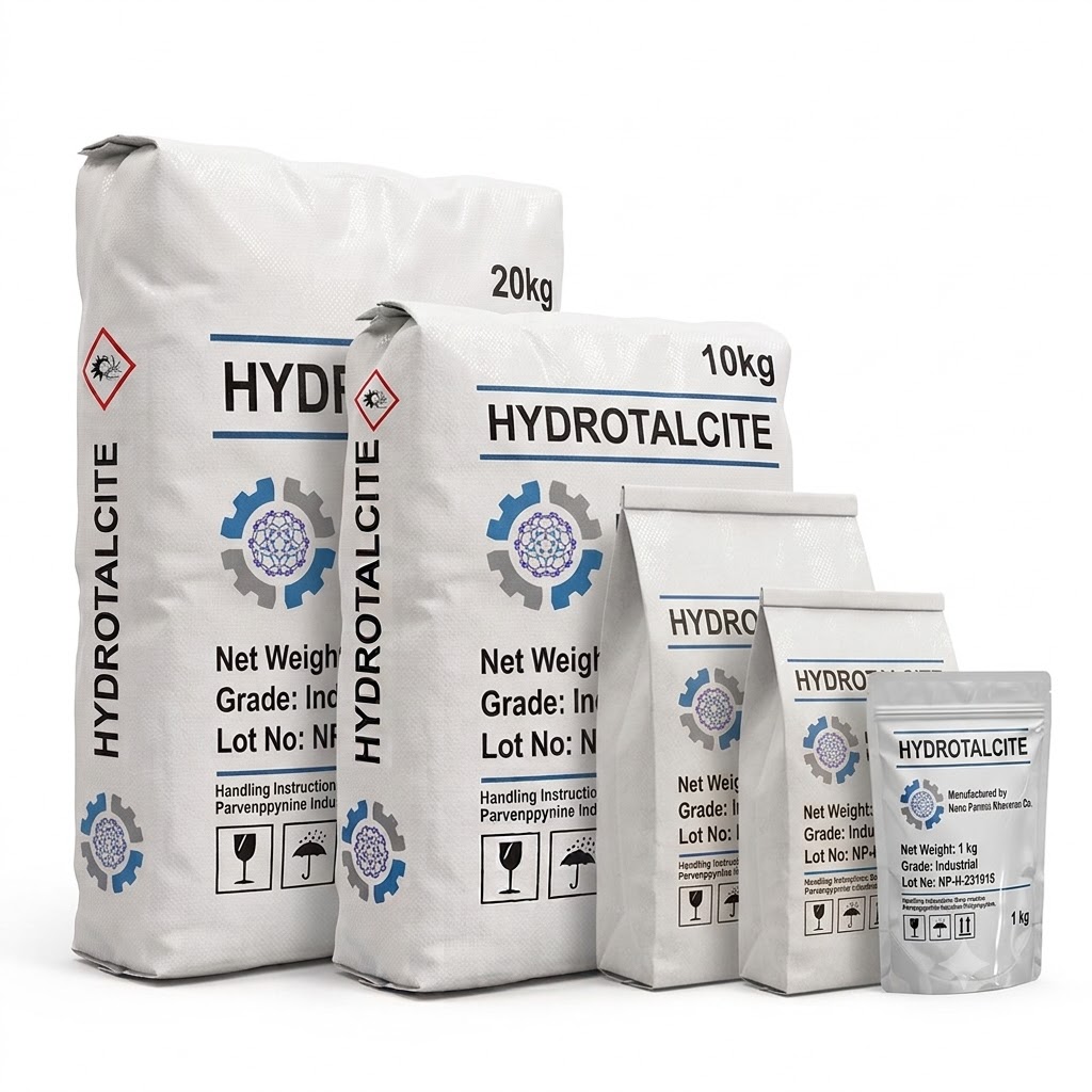 Hydrotalcite packages